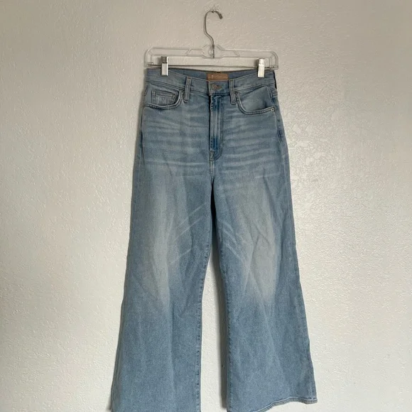 7 For All Mankind Luxe Vintage Ultra Highrise Cropped Jo - Picture 2 of 6